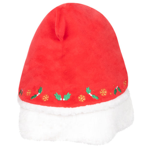 A back view of the plush festive plague nurse