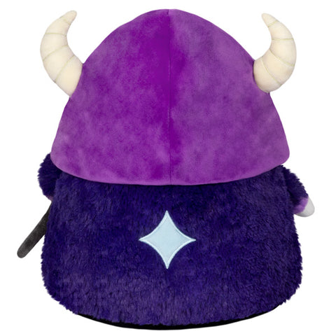 A back view of the plush mini Lich