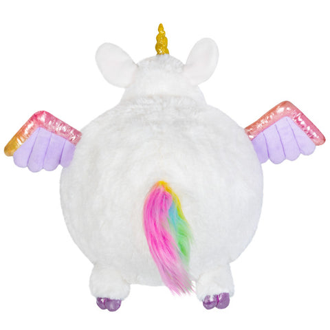 A back view of the plush llamacorn toy