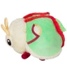 A side view of the plush Luna Moth