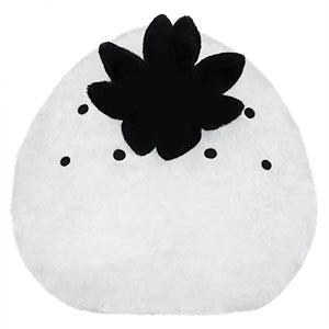 A back view of the plush sea bunny on a white background