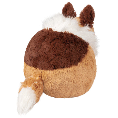 A back-angle view of the plush Skoll