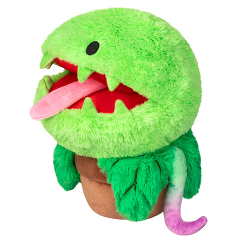 A side view of the plush venus fly trap