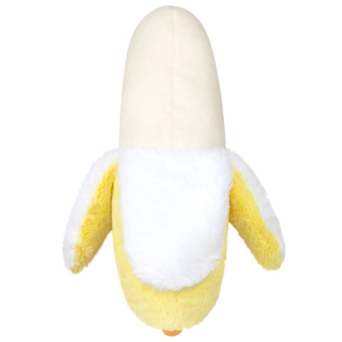 A back view of the plush banana
