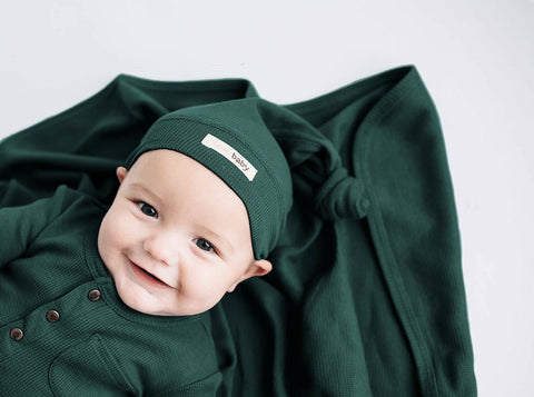 Knotted Cap - Organic Thermal (Pine)