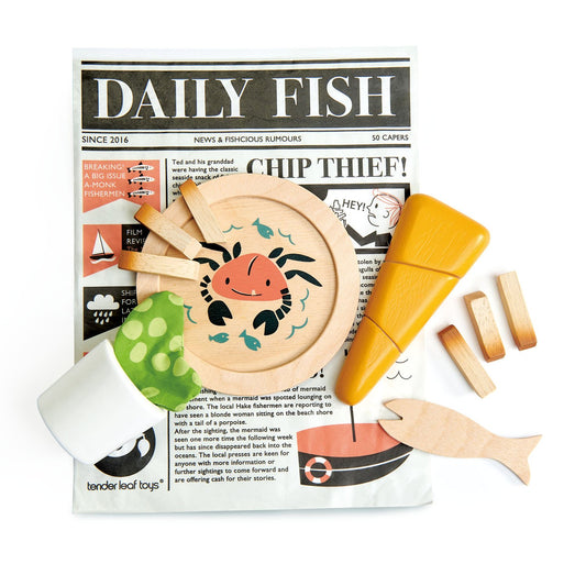 Play Food (Wood) - Fish And Chips Supper