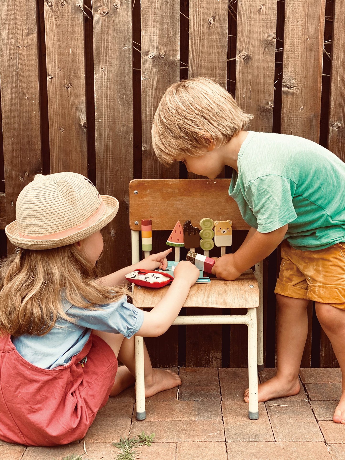 Play Set (Wood) - Ice Lolly Shop