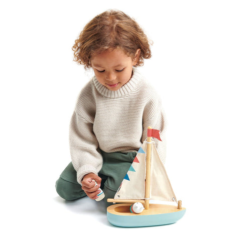 Wood Toy - Sailaway Boat
