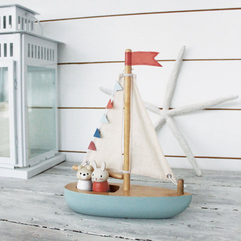 Wood Toy - Sailaway Boat