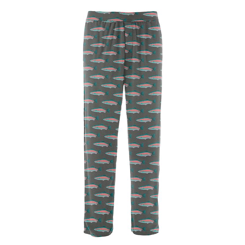 Last One: 3XL - Men's Pajama Pants - Stone Rainbw Trout