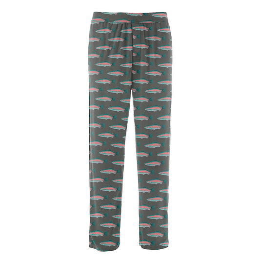 Last One: 3XL - Men's Pajama Pants - Stone Rainbw Trout