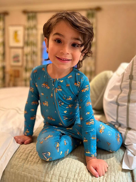 Footie (Convertible) - Love Trucks