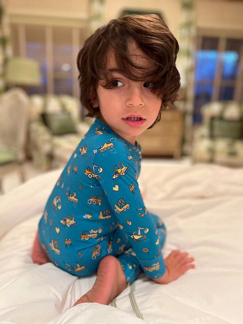 Footie (Convertible) - Love Trucks