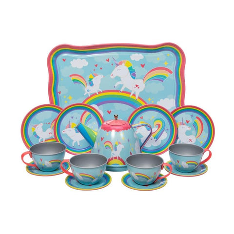 Tin Tea Set - Unicorn