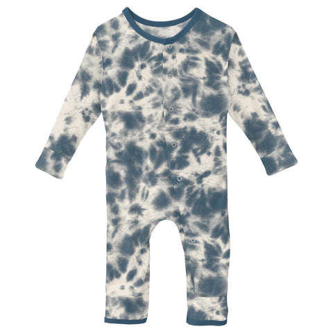 Coverall (Snaps/Zipper) - Deep Sea Tie Dye