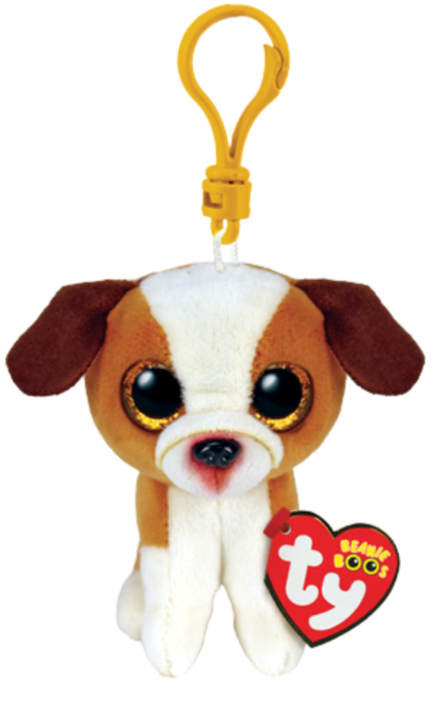 Stuffed Animal - Beanie Boo Hugo Bulldog Clip