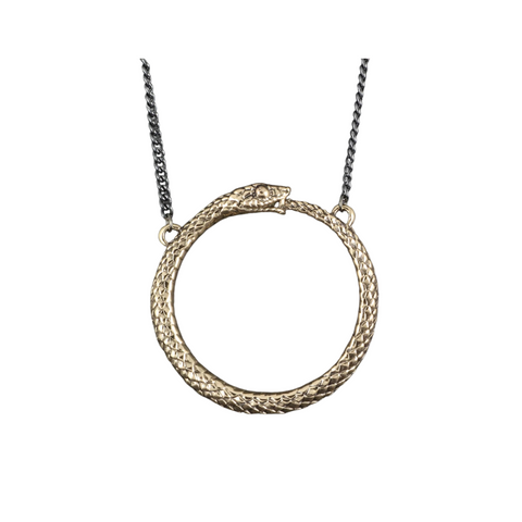 Jewelry - Ouroboros Necklace Bronze