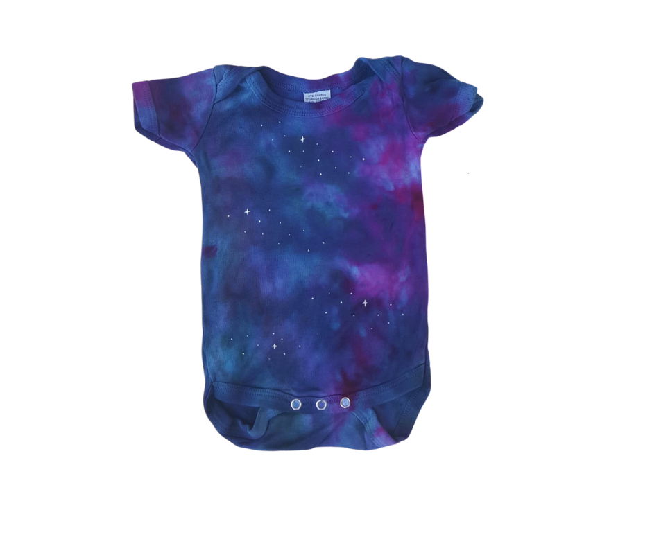 Onesie (Short Sleeve) - Galaxy Hand Dyed