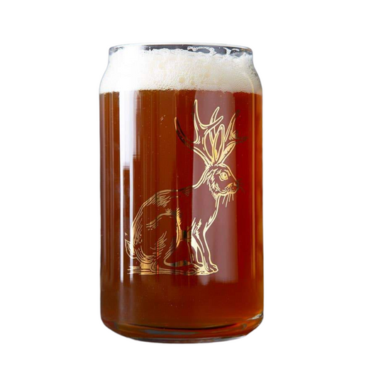 Beer Can Glass - Jackalope