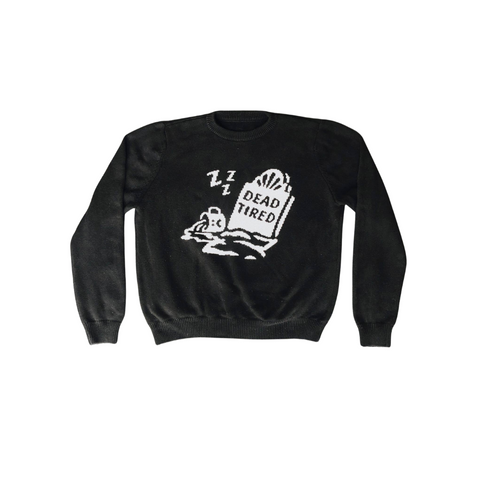 Women's Knit Sweater - Dead Tired