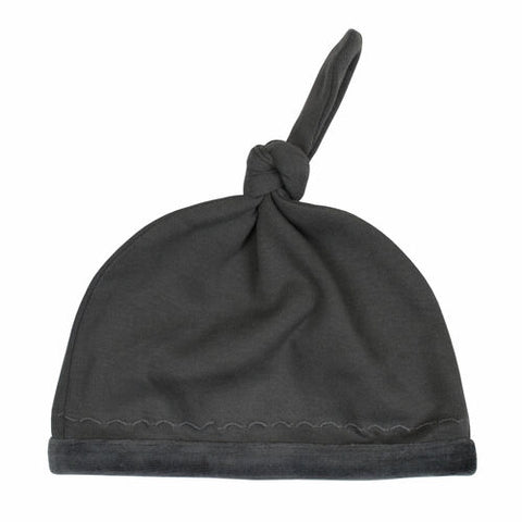 Hat (Single Knot) -  Velveteen Cloud Grey