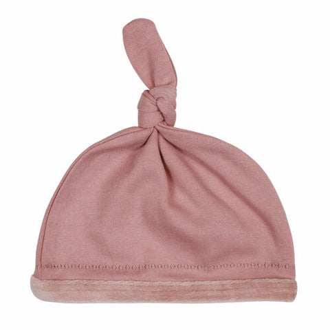 Hat (Single Knot) -  Velveteen Star Mauve