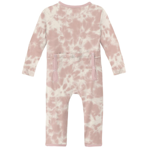Coverall (Snaps/Zipper) - Baby Rose Tie Dye