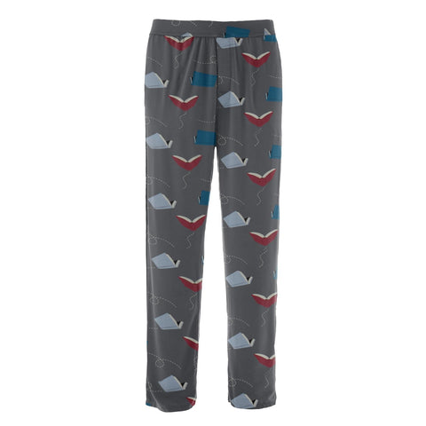 Last One - Size Large: Men's Pajama Pants - Slate Flying Books