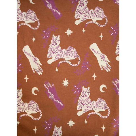 Katie Wrap Dress - Orchid Tigress