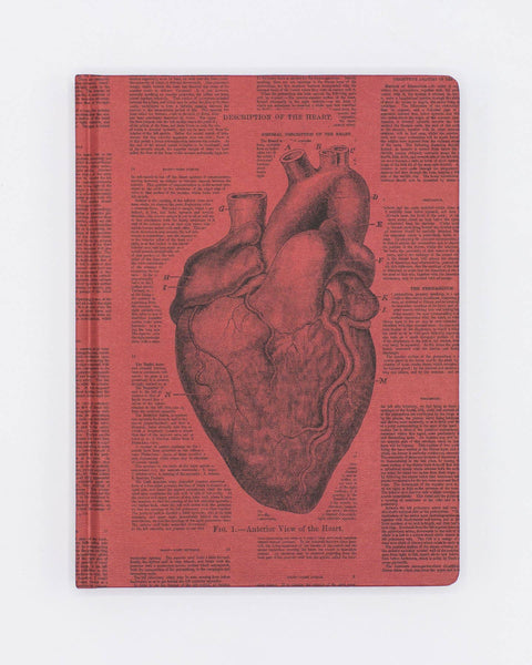 Journal (Hardcover) - Anatomical Heart With Dot Grid