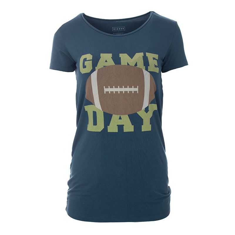 Women's Loosey Goosey Graphic Tee (Short Sleeve) - Deep Sea Game Day