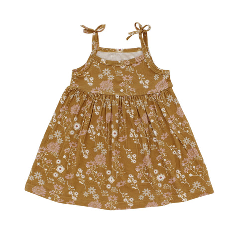 Sundress - Mustard Floral