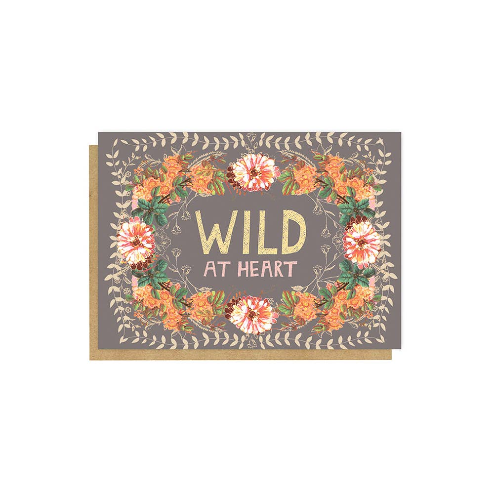 Greeting Card - Wild at Heart
