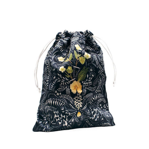 Satin Gift Bag - Onyx Lace