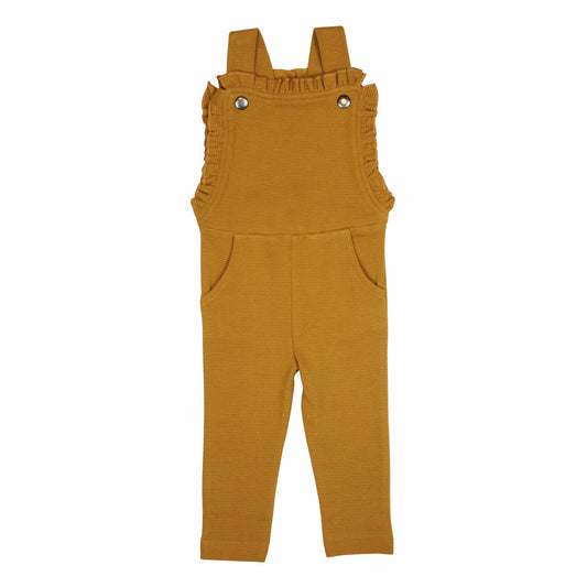 Coverall Ruffle Corduroy (Overalls) - Butterscotch