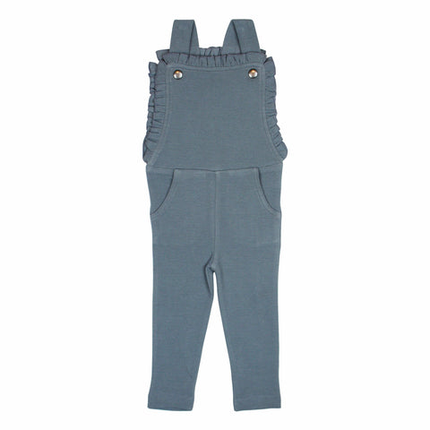 Coverall Ruffle Corduroy (Overalls) - Moonstone