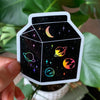 Sticker - Galactic Milk Carton Holographic