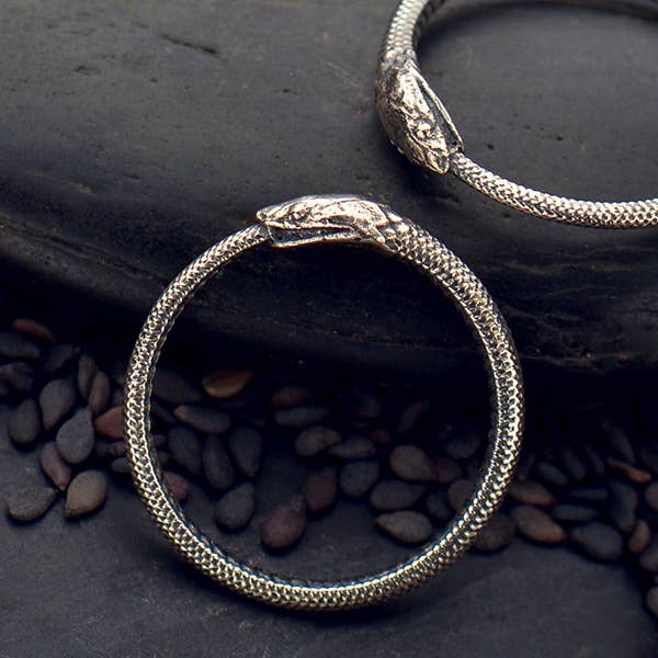 Ring - Ouroboros Snake Silver