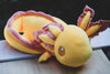 Stuffed Animal - Yellow Realistic Axolotl Weighted (2lbs)