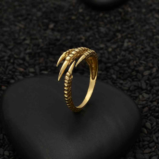 Ring - Adjustable Bird Claw Bronze