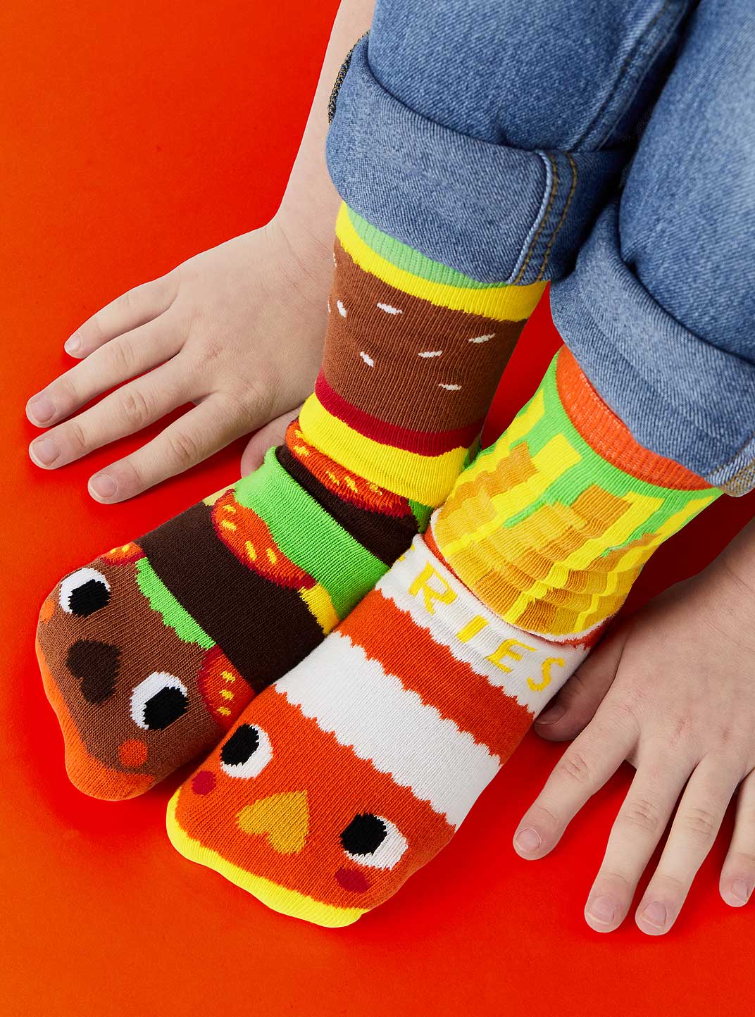 Socks (Kids) - Burger & Fries