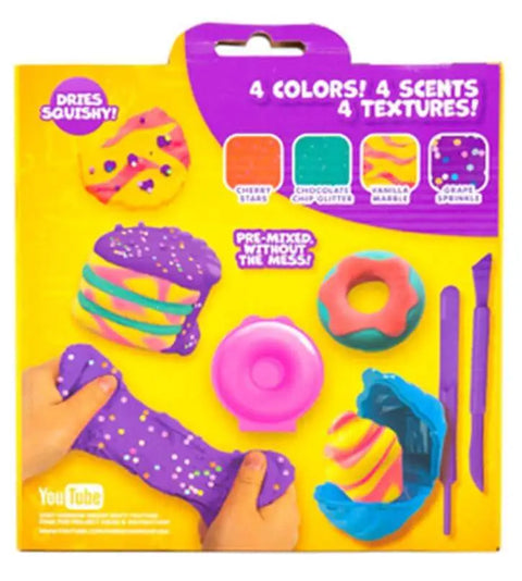 Mixy Squish Air Dry Clay - Scented Bake Shop (4 Colors)