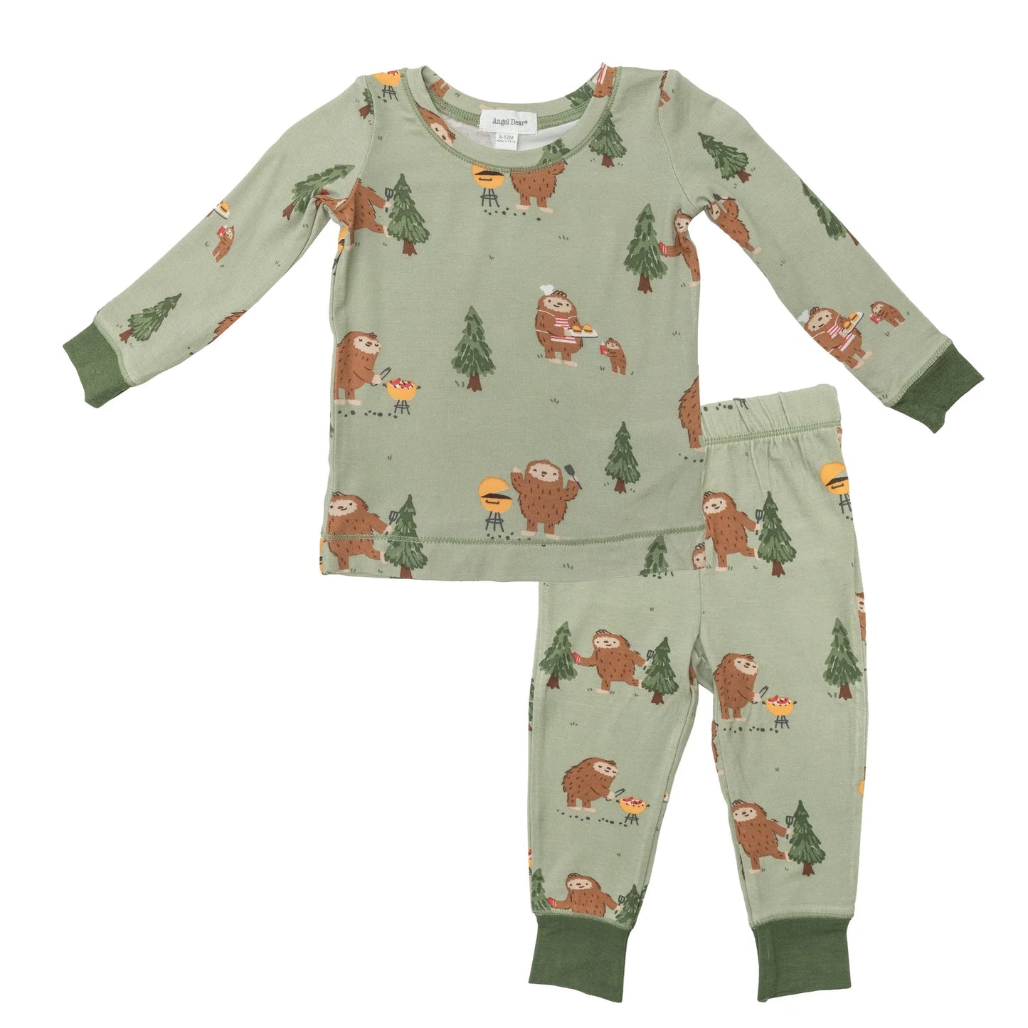 2 Piece Pajamas (Short Sleeves) - Bigfoot BBQ