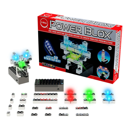 Power Blox - Build A Shiny Robot With Red Eye