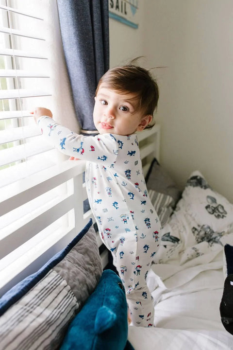 Footie (Convertible) - Pirates