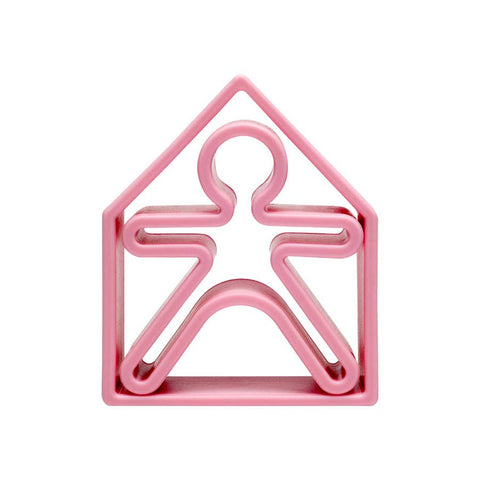 Teether - Kid + House Pink Pastel