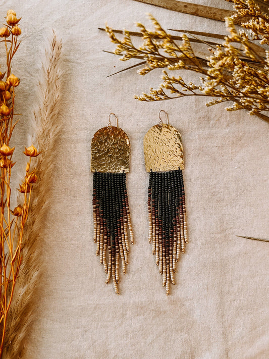 Earrings - Golden Hour Set In Black