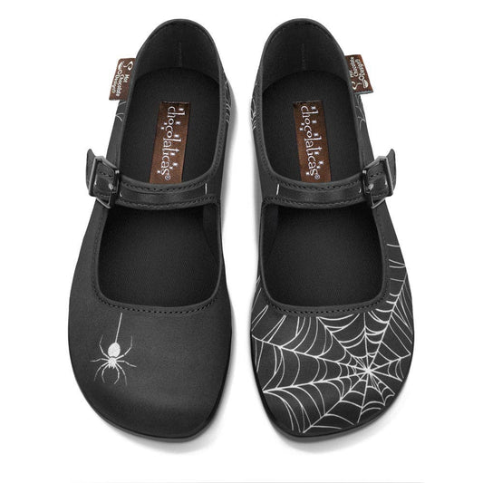 Women's Shoe - Chocolaticas® Spider Mary Jane Flat