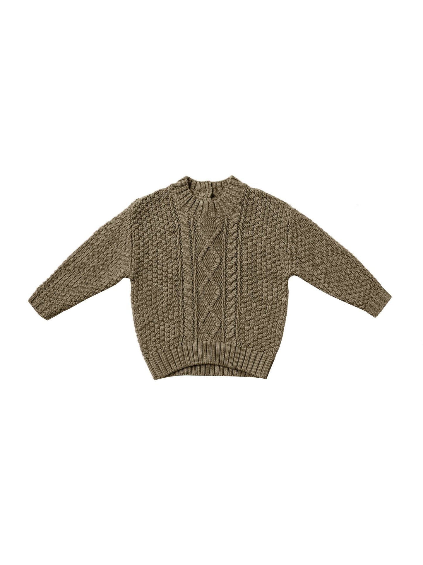 Sweater Cable Knit - Olive
