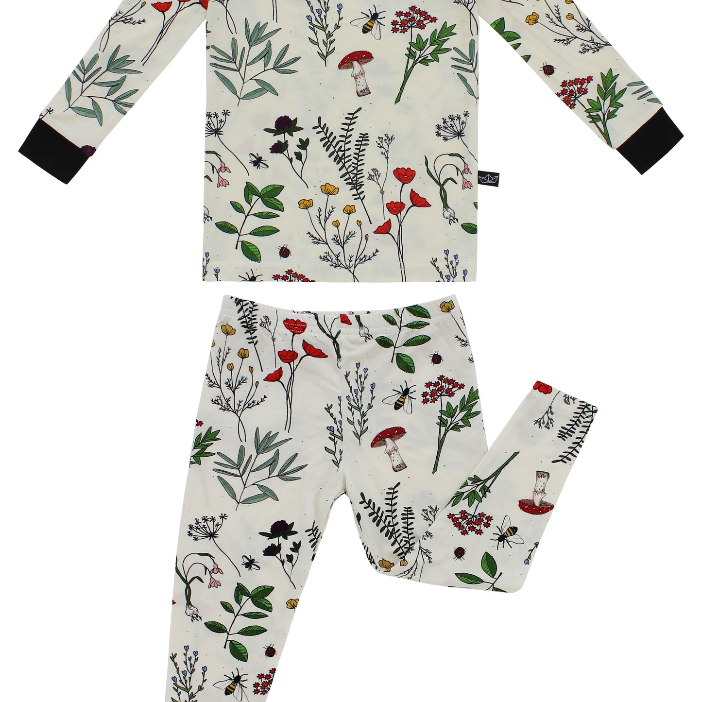 2 Piece Pajamas (Long Sleeve) - Botanical